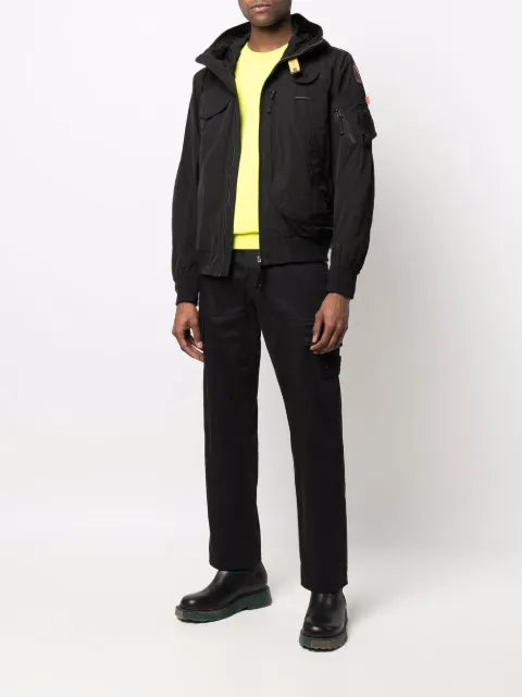 Parajumpers logo-patch hooded jacket