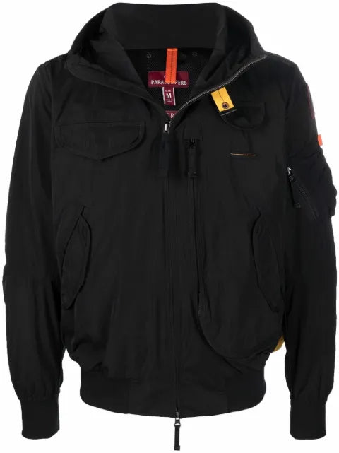 Parajumpers logo-patch hooded jacket