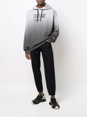 Versace Jeans Couture logo-print gradient hoodie