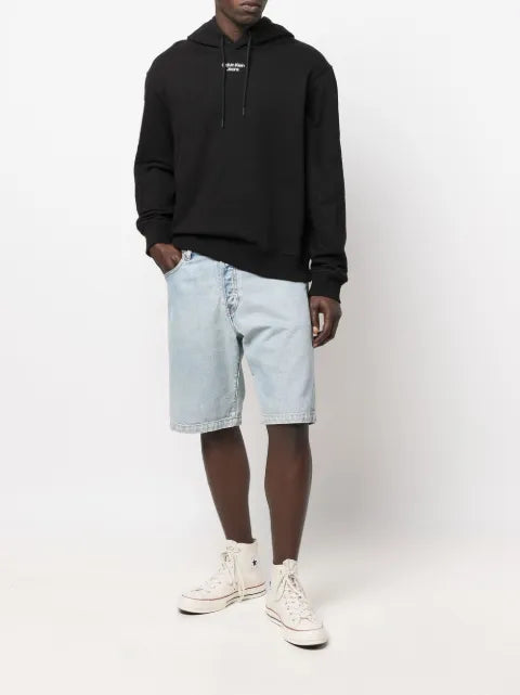 Calvin Klein Jeans logo-print drawstring hoodie