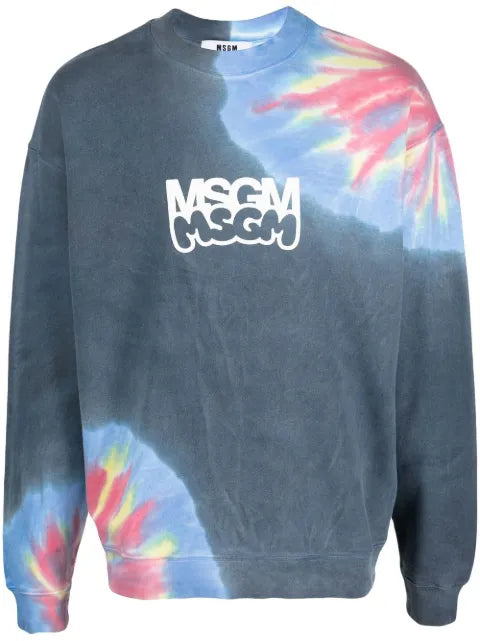 MSGM Sweatshirt with tie-dye pattern