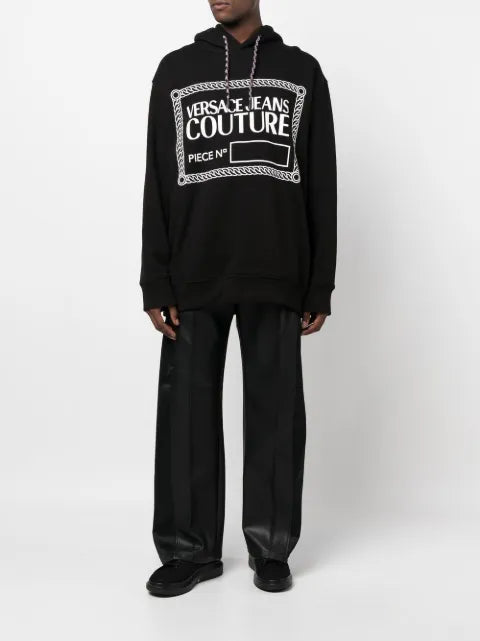 Versace Jeans Couture logo-print pullover hoodie