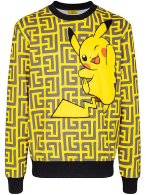 Balmain x Pokémon all-over printed sweatshirt