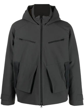 GR10K hooded padded bomber jacket