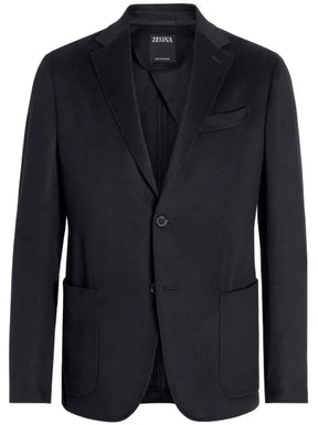Zegna Oasi single-breasted cashmere blazer