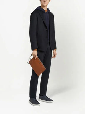 Zegna Oasi single-breasted cashmere blazer