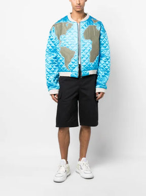 Who Decides War Global Grid bomber jacket 