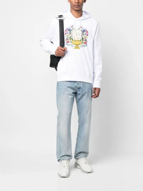 Versace Jeans Couture logo-print hoodie