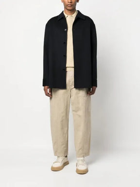 Jil Sander long-sleeve cashmere shirt jacket