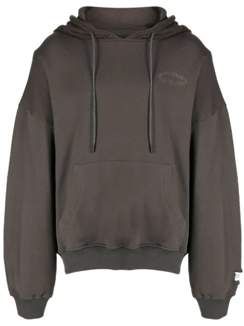 Mostly Heard Rarely Seen cable-knit cotton hoodie
