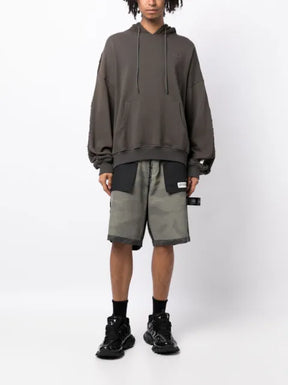 Mostly Heard Rarely Seen cable-knit cotton hoodie