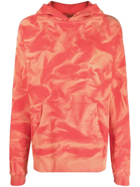 424 tie-dye cotton hoodie