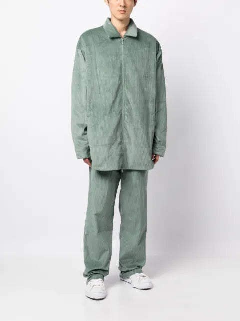 FEAR OF GOD ESSENTIALS corduroy zip-up shirt jacket