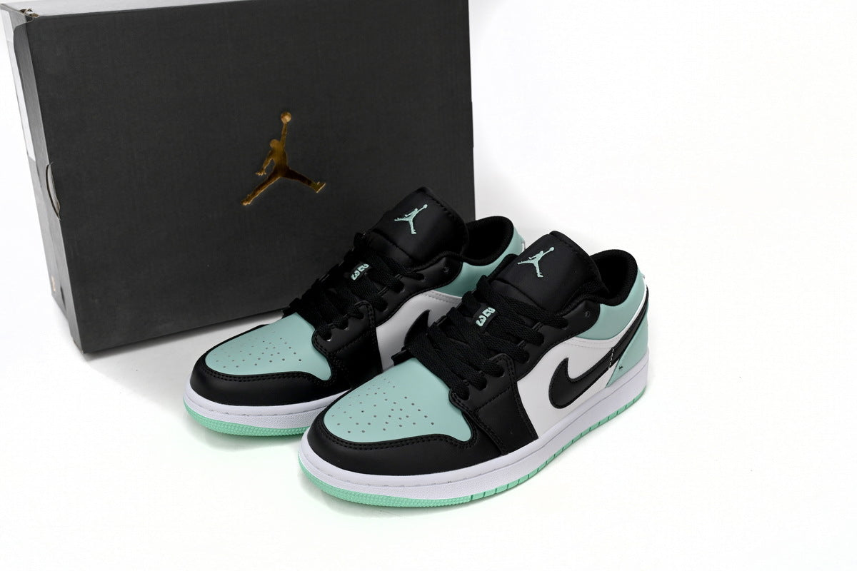 Air Jordan 1 Low Emerald Toe Reps Sneaker 553558-117 2