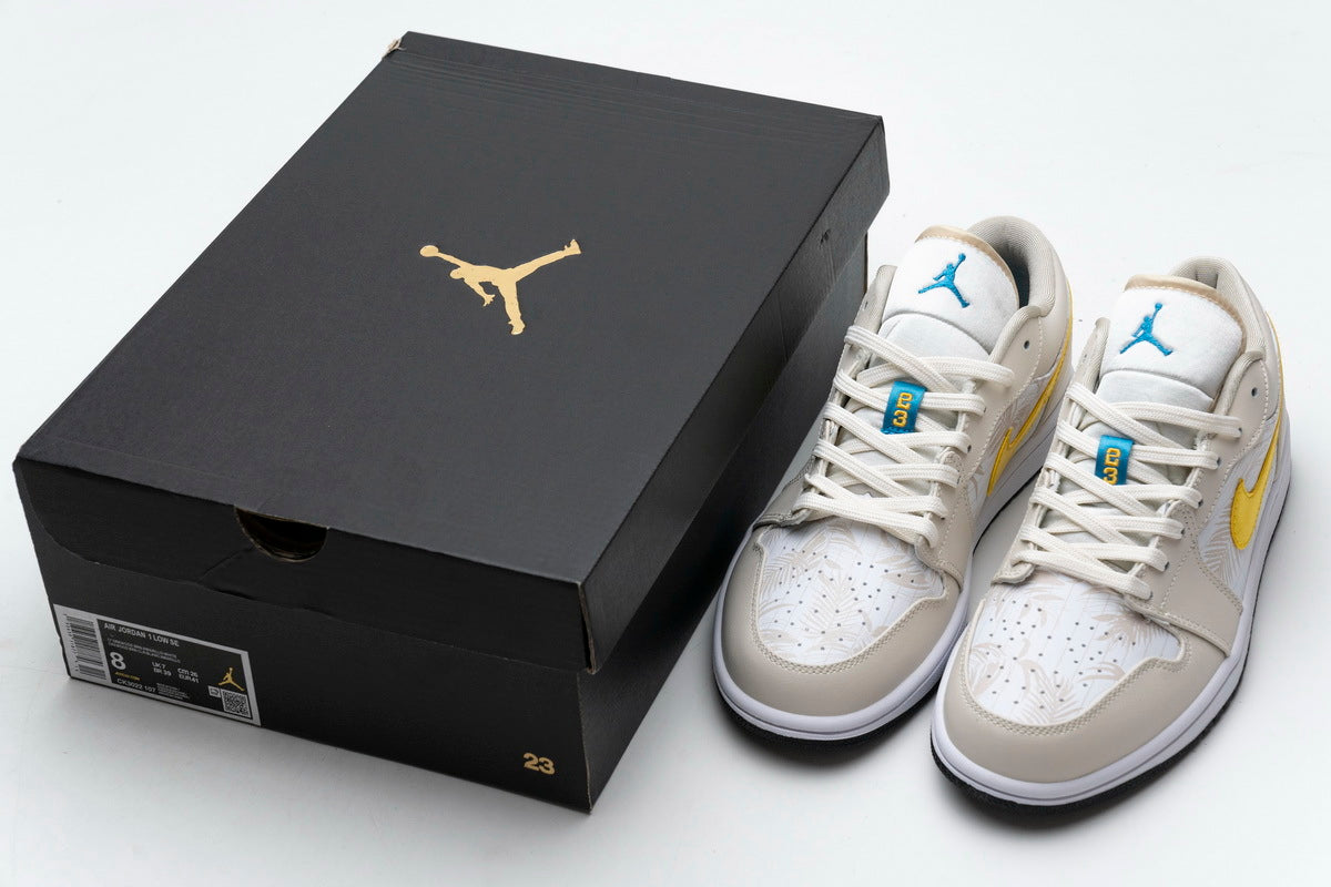 Nike Air Jordan 1 Low Palm Tree Reps Sneaker CK3022-107 2