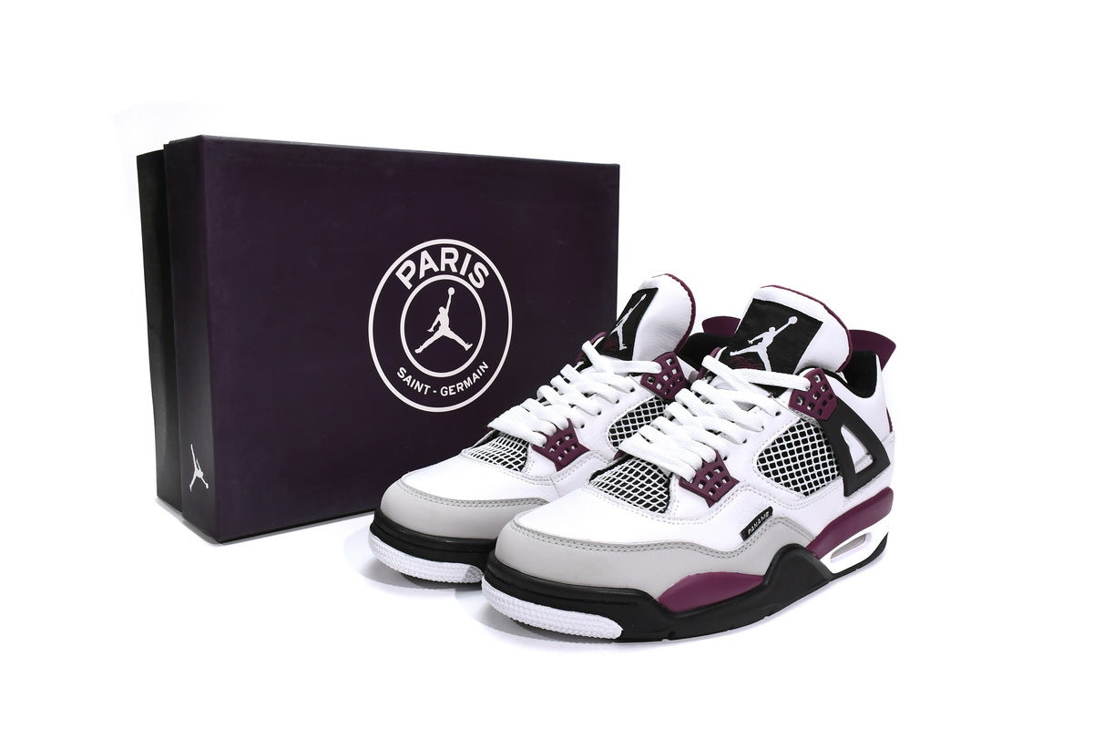 Air Jordan 4 Retro PSG Paris Saint-Germain Reps Sneakers CZ5624-100 2