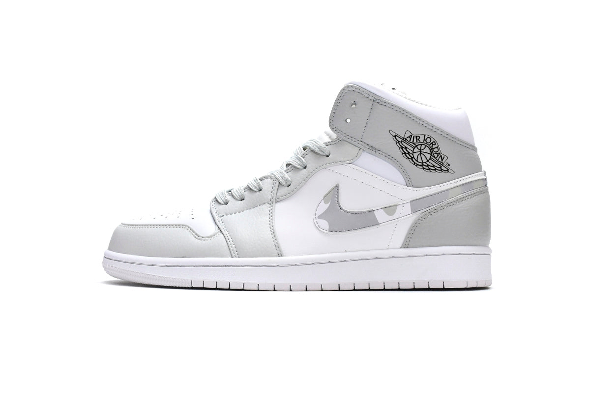 Jordan 1 Mid Camo Grey Reps Sneakers DC9035-100