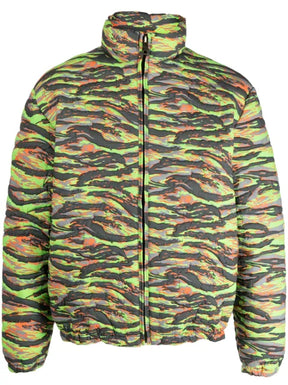 ERL camouflage jacquard padded jacket 