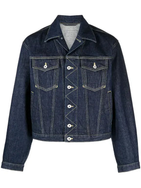 Kenzo contrast-stitch denim jacket
