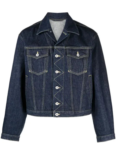 Kenzo contrast-stitch denim jacket