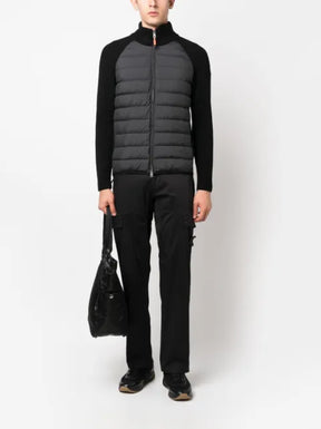 Parajumpers Olmo waffle-knit quilted jacket