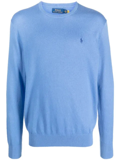 Polo Ralph Lauren logo-embroidered cotton-blend jumper