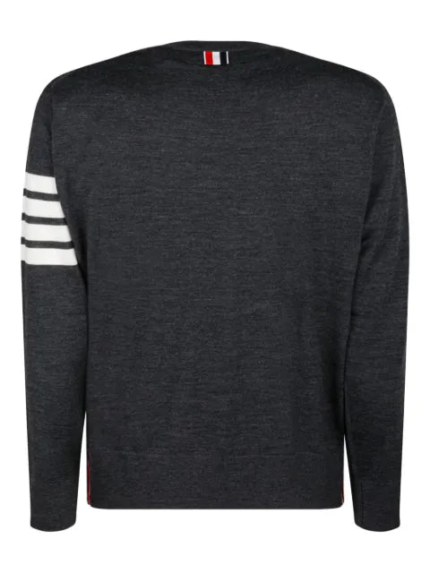 Thom Browne fine Merino wool 4-Bar pullover