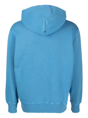 Autry logo-patch cotton drawstring hoodie