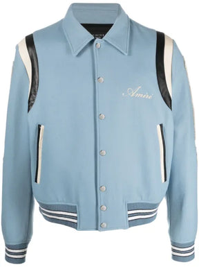 AMIRI logo-print bone-patch jacket
