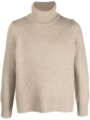 Barbour roll-neck knitted jumper