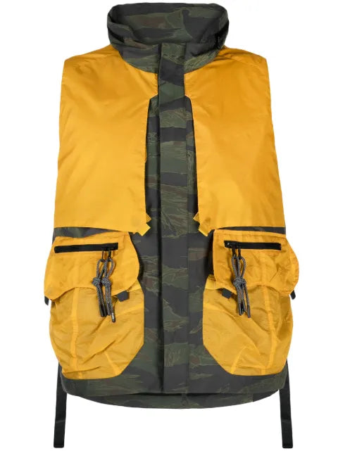 Mostly Heard Rarely Seen cargo-pockets cotton gilet