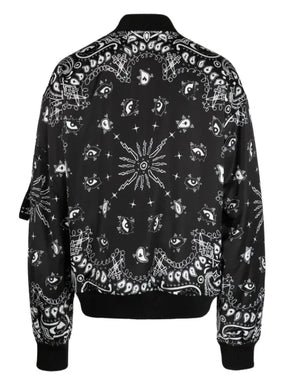 Haculla paisley-print reversible bomber jacket