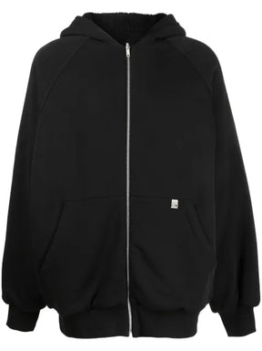 1017 ALYX 9SM slogan-print zip-up hoodie