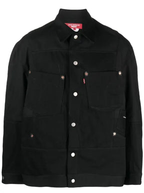 Junya Watanabe MAN buttoned cotton shirt jacket