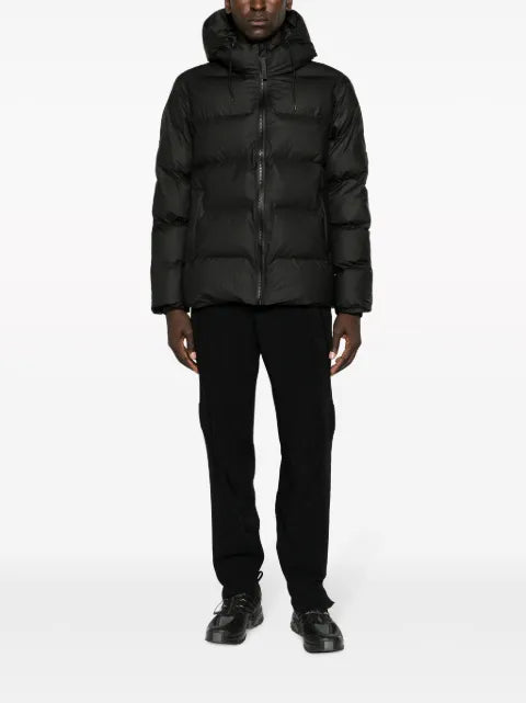 Rains Alta hooded quilted jacket