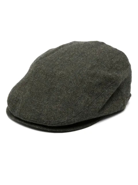 Barbour Barlow Baseballkappe mit Fischgrätenmuster