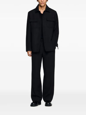 SANDRO buttoned oversized shirt
