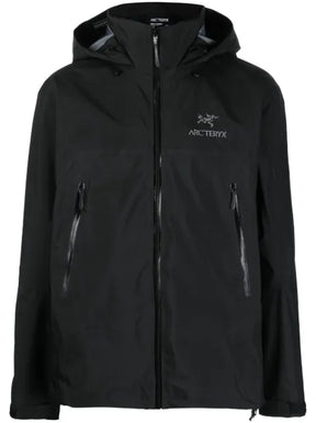 Arc'teryx logo-embroidery hooded jacket