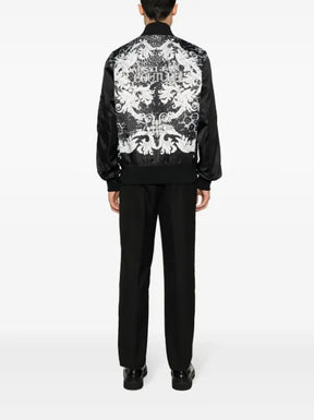 Versace Jeans Couture baroque-print bomber jacket