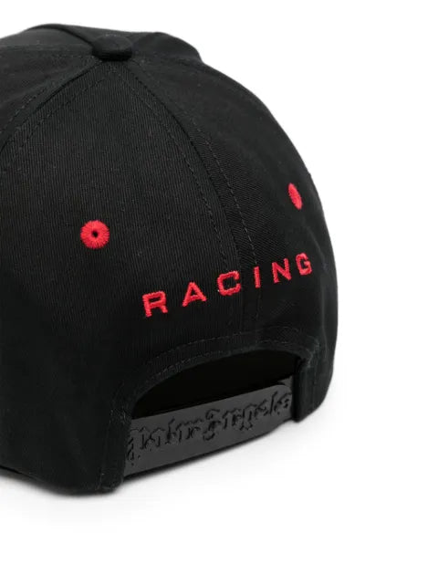 Palm Angels Racing Baseballkappe mit Monogramm-Stickerei