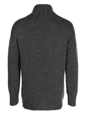 Forme D'expression high-neck ribbed jumper