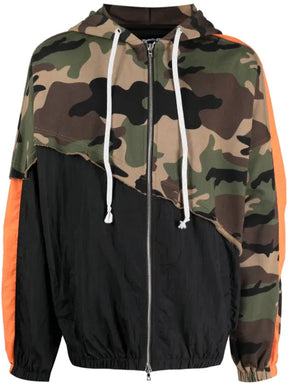 God's Masterful Children panelled hooded jacket