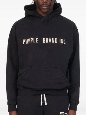 Purple Brand Artifact diamond-pattern hoodie