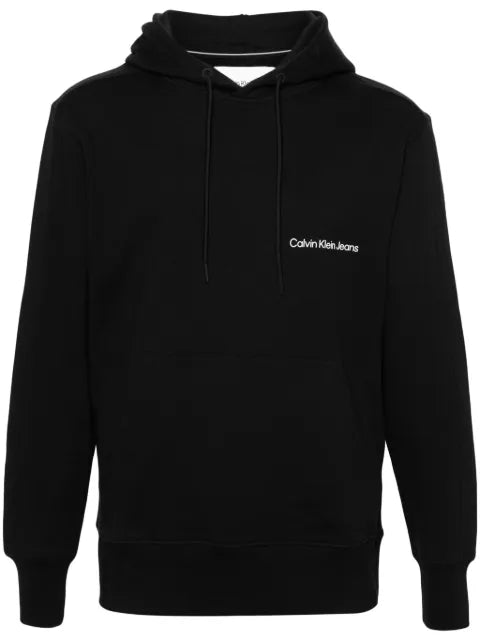Calvin Klein Jeans logo-print cotton hoodie