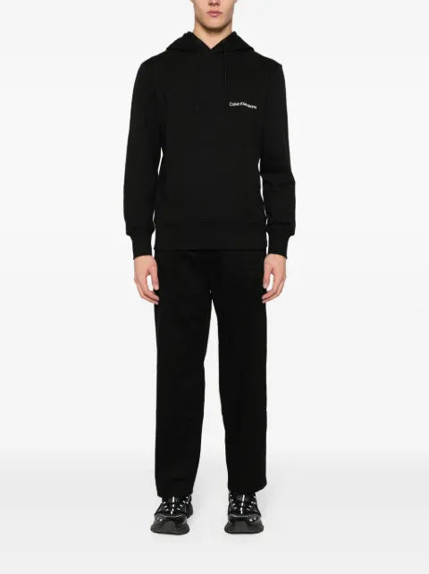 Calvin Klein Jeans logo-print cotton hoodie