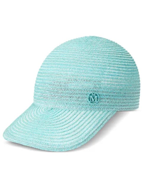 Maison Michel Tiger Baseballkappe mit Logo-Schild