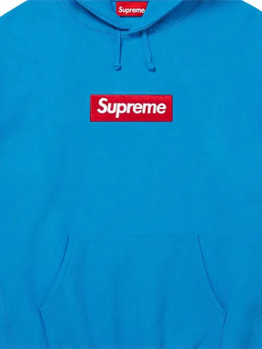 Supreme logo-patch hoodie