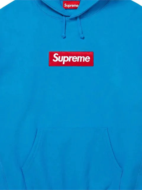 Supreme logo-patch hoodie