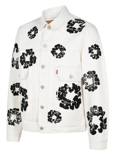 Denim Tears x Levi's wreath-print denim jacket