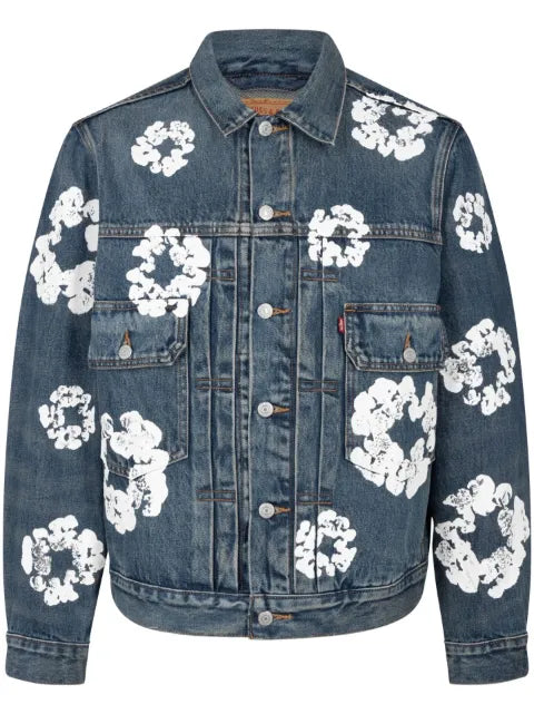 Denim Tears x Levi's wreath-print denim jacket